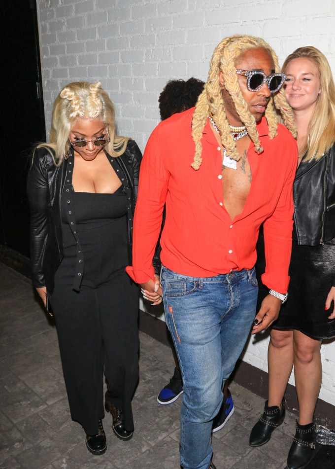 Lyrica Anderson Goes Out To Nightclub In Los Angeles