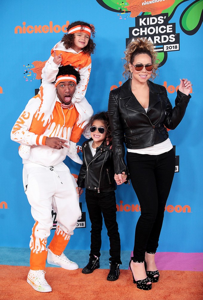 Nick Cannon With His Kids