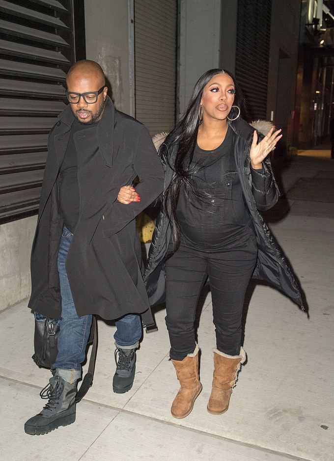 Porsha Williams Showing off her Baby Bump in NYC