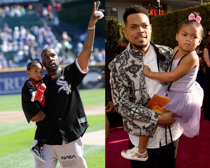 Rapper Dads With Their Children