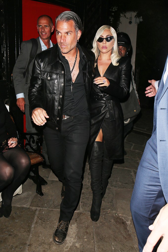 Lady Gaga & Christian Carino in London.