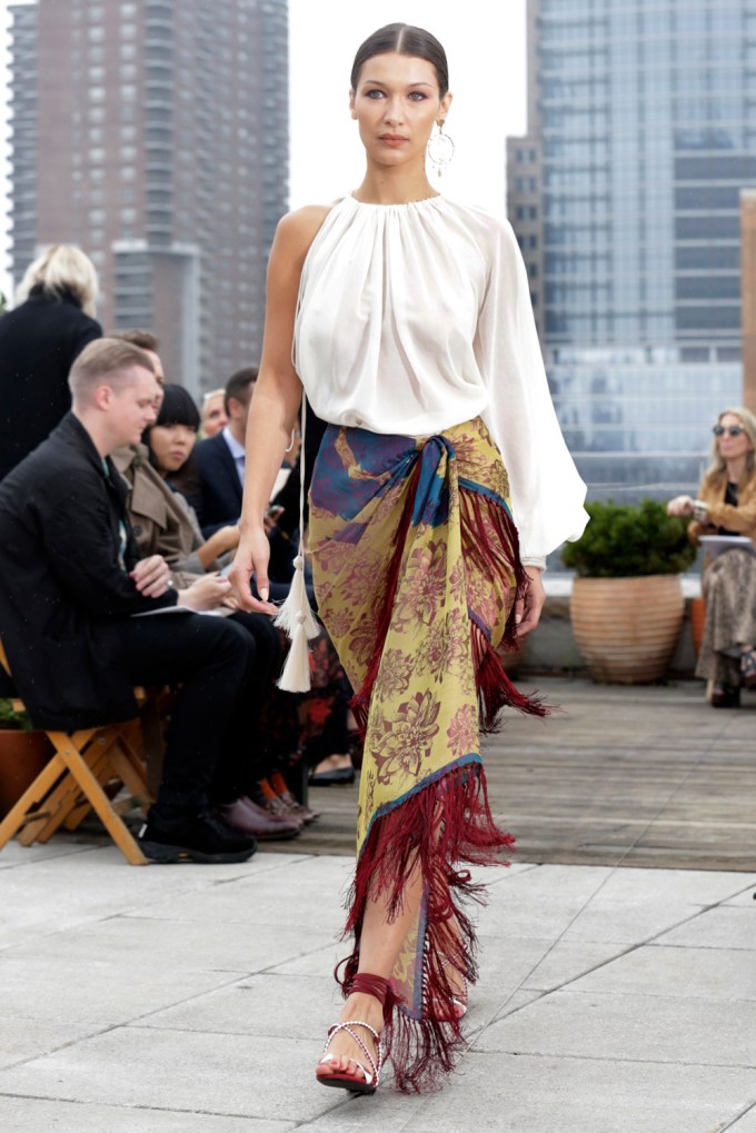 Bella Hadid at New York Fashion Week