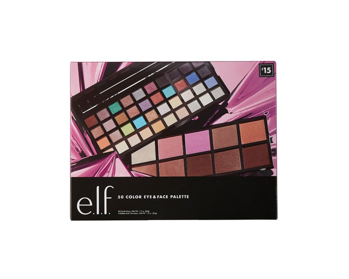 e.l.f.-Cosmetics, 50 Color Eye and Face Palette, $15, target.com