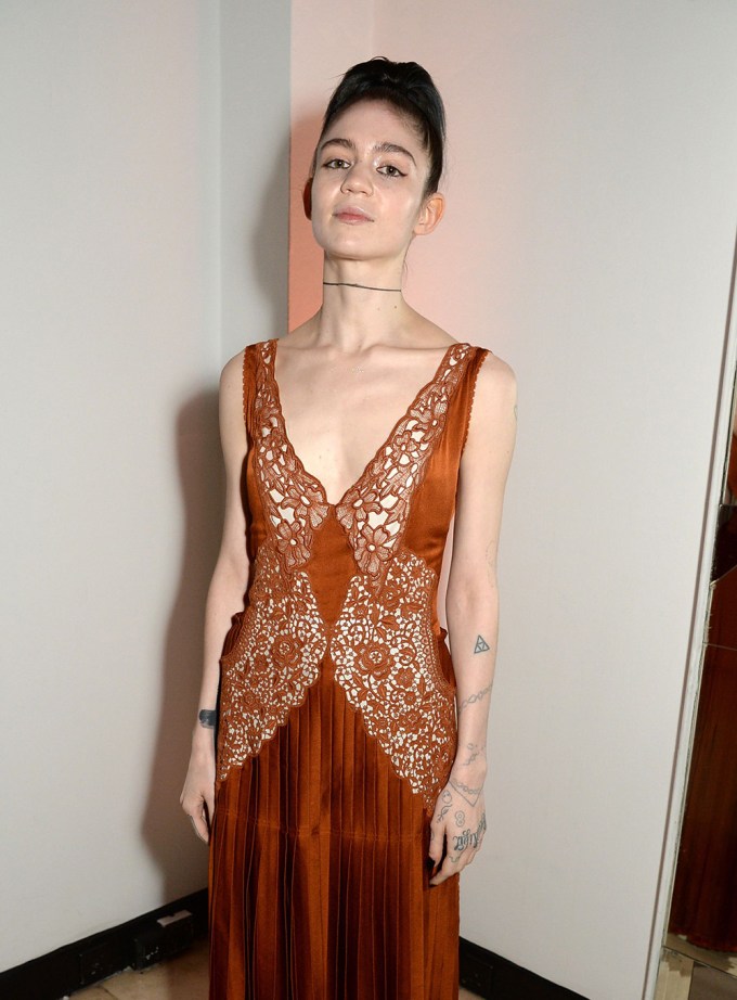 Grimes At Harper’s Bazaar Women of the Year Awards