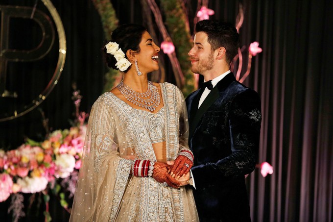 Nick Jonas and Priyanka Chopra gaze at each other