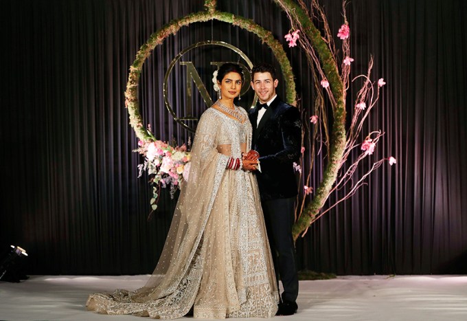 Priyanka Chopra and Nick Jonas in their official wedding photo