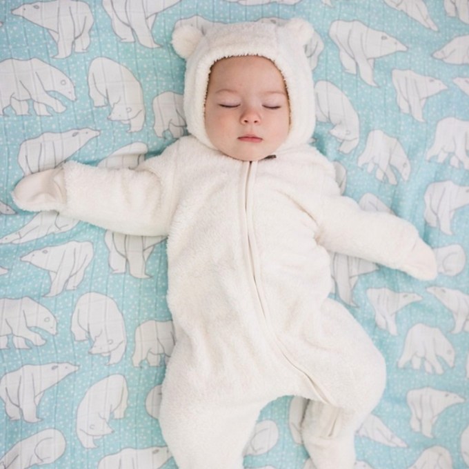 Tula Polar Caps Baby Blankey