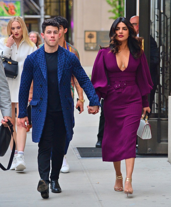 Nick Jonas & Priyanka Chopra Hold Hands In NYC