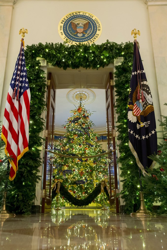 2018 holiday decorations at the White House, Washington, USA – 26 Nov 2018