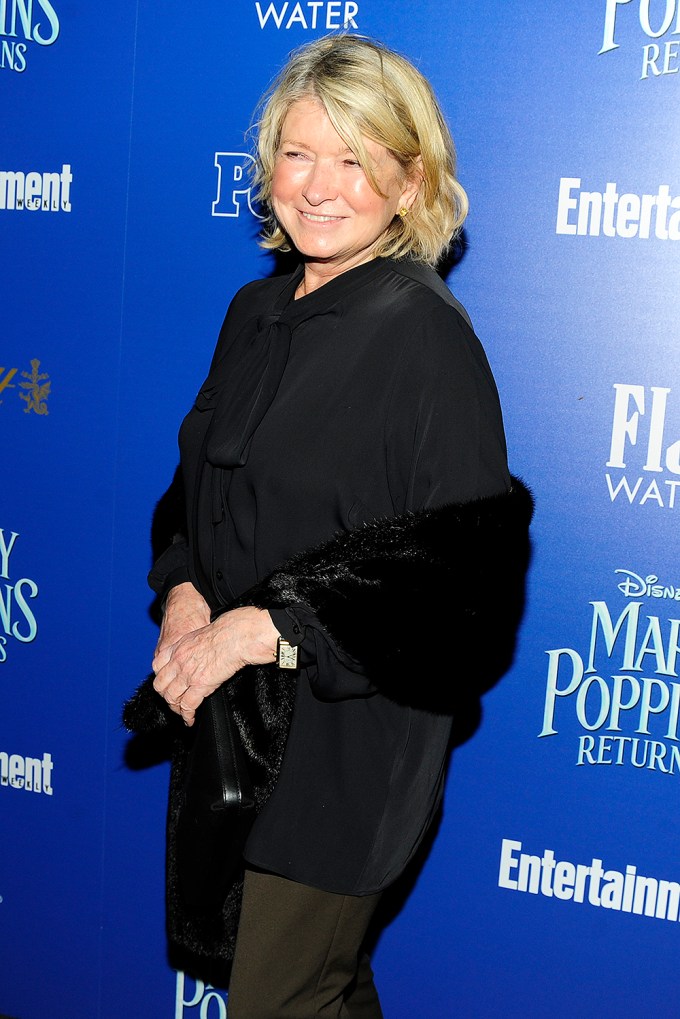 Martha Stewart at Disney’s ‘Mary Poppins Returns’