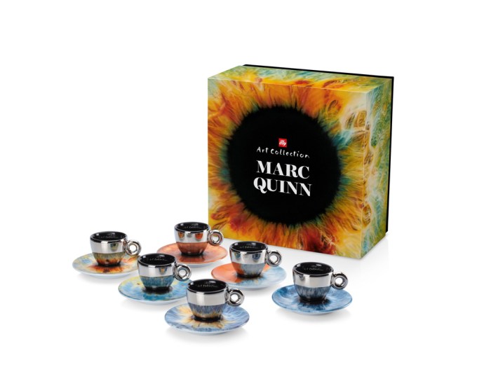 illy Art Collection Marc Quinn Set of 6 Espresso Cups, $150