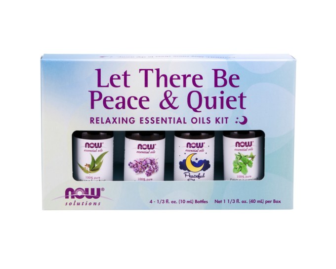 NOW Let There Be Peace & Quiet Essential Oils Kit
