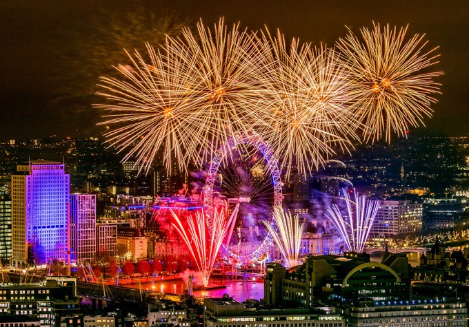 New Year’s celebrations, London