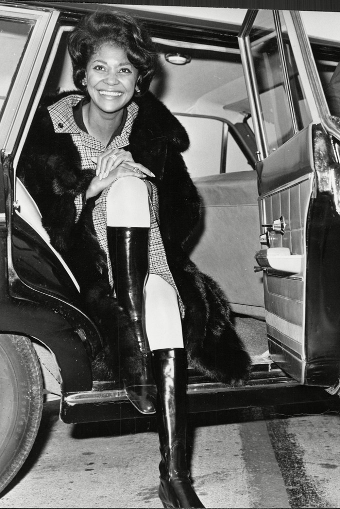Nancy Wilson Jazz Singer Leaving Car 1968.