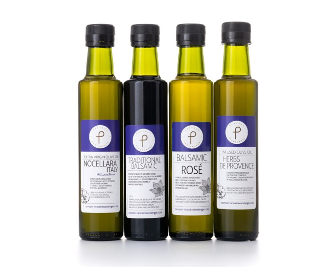 Olive Oils & Vinegar collection from the Perfect Provenance