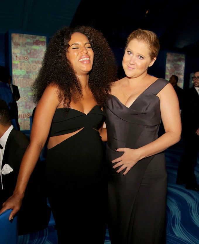 Amy Schumer & Kerry Washington At The HBO Emmys After Party