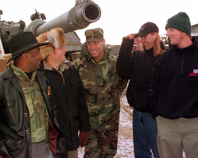 Hootie & the Blowfish visit U.S. Troops in Bosnia