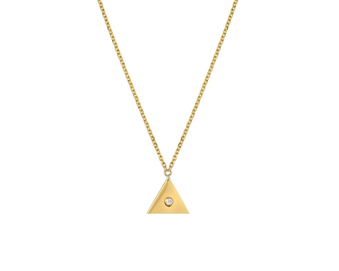 Mini Mini Jewels Triangle Pendant ($234.99, Mini Mini Jewels)