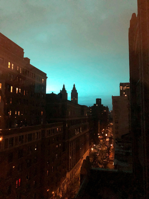 Blue Light Power Plant Explosion in New York