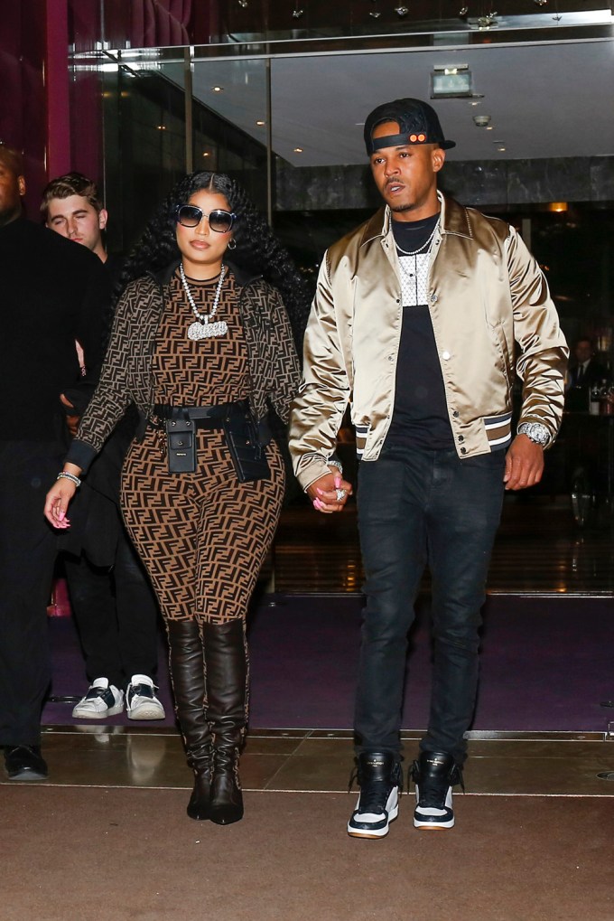 Nicki Minaj & Kenneth Petty Holding Hands