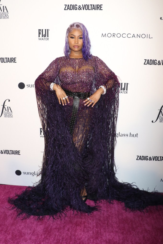 Nicki Minaj At The Daily Front Row Fashion Media Awards