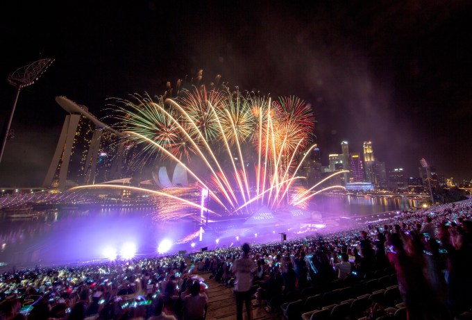 New Year celebrations in Singapore – 01 Jan 2019