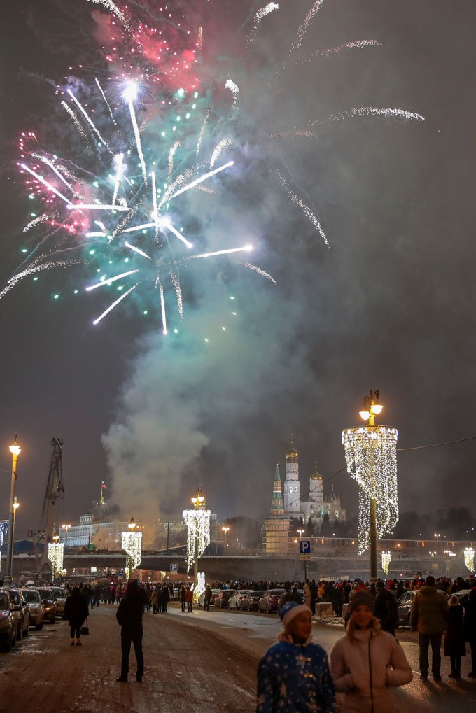 Russia New Year, Moscow, Russian Federation – 01 Jan 2019