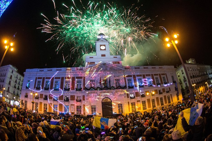 New Year’s celebrations in Spain, Madrid – 31 Dec 2018