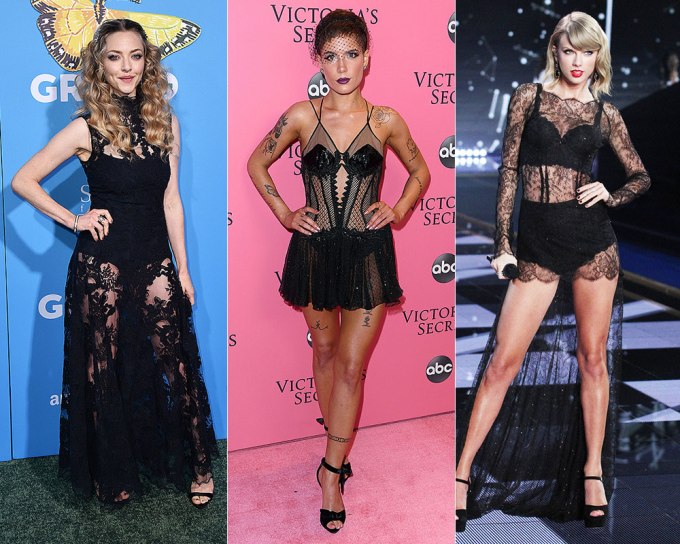Stars Wearing Lace Dresses: Photos Of Taylor Swift & More