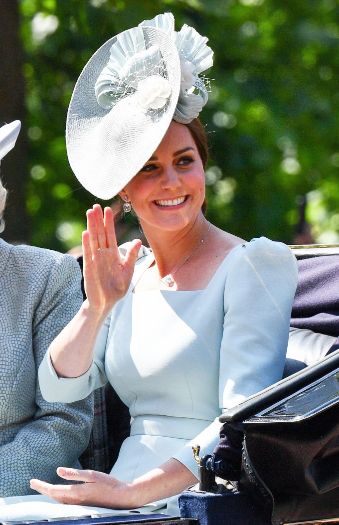 Kate Middleton in a stylish hat