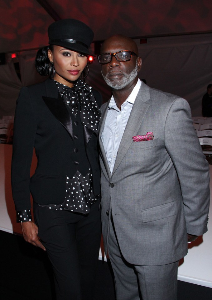 Cynthia Bailey and Peter Thomas at an L.A. Fashion Weekend event