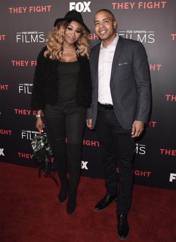 Cynthia Bailey and Mike Hill at the ‘They Fight’ film premiere