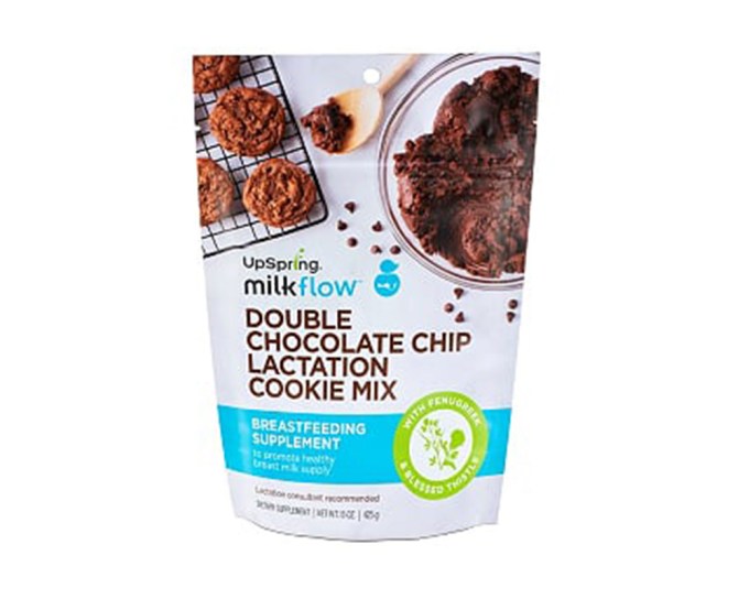 NEW! UpSpring Milkflow Fenugreek Double Chocolate Chip Lactation Cookie Mix