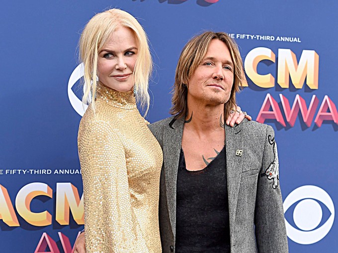 Nicole Kidman & Keith Urban at the 53rd annual Academy of Country Music Awards