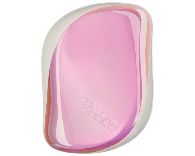 TANGLE TEEZER’s new Pink Holograph Compact Styler ($16 – Sephora)