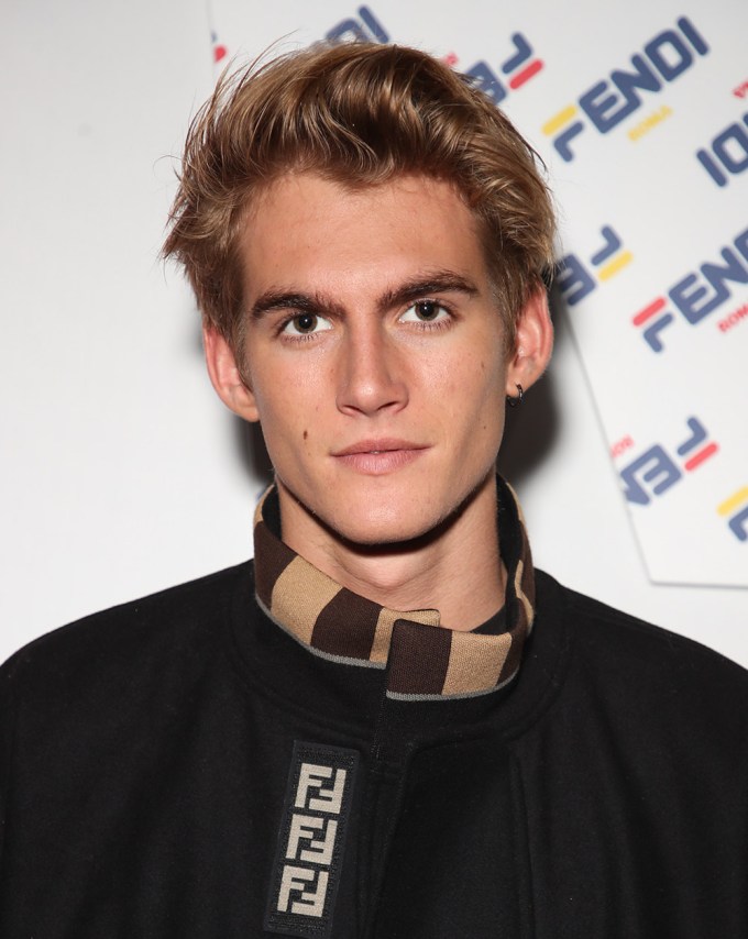Presley Gerber at the Fendi Mania collection launch party