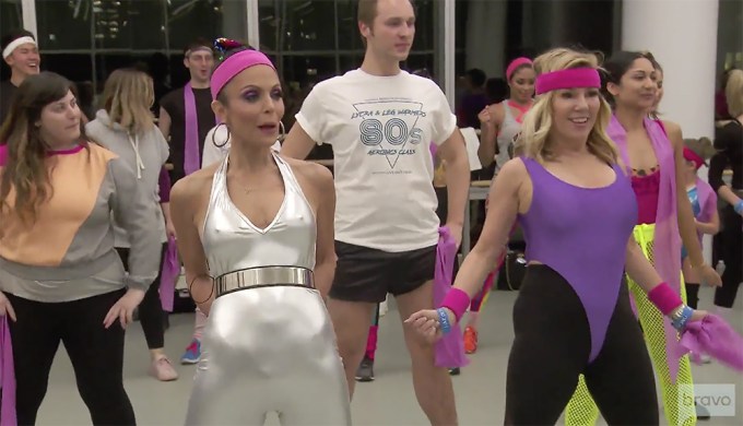 Bethenny Frankel & Ramona Singer work out on ‘Real Housewives Of New York’