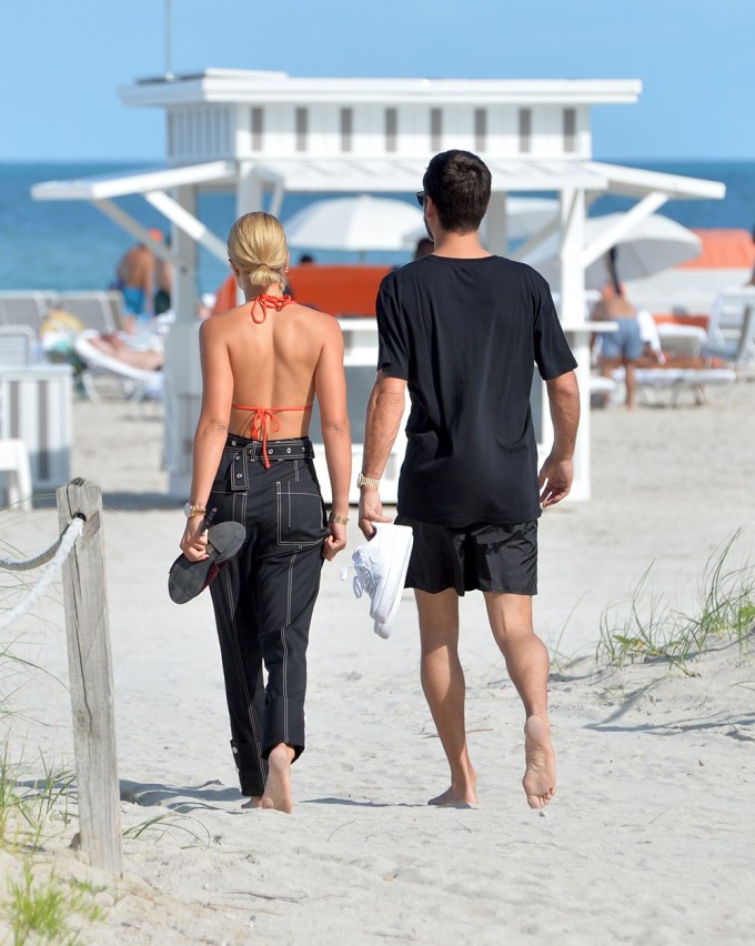 Scott Disick & Sofia Richie Hang At Miami Beach, USA – 23 Sep 2017