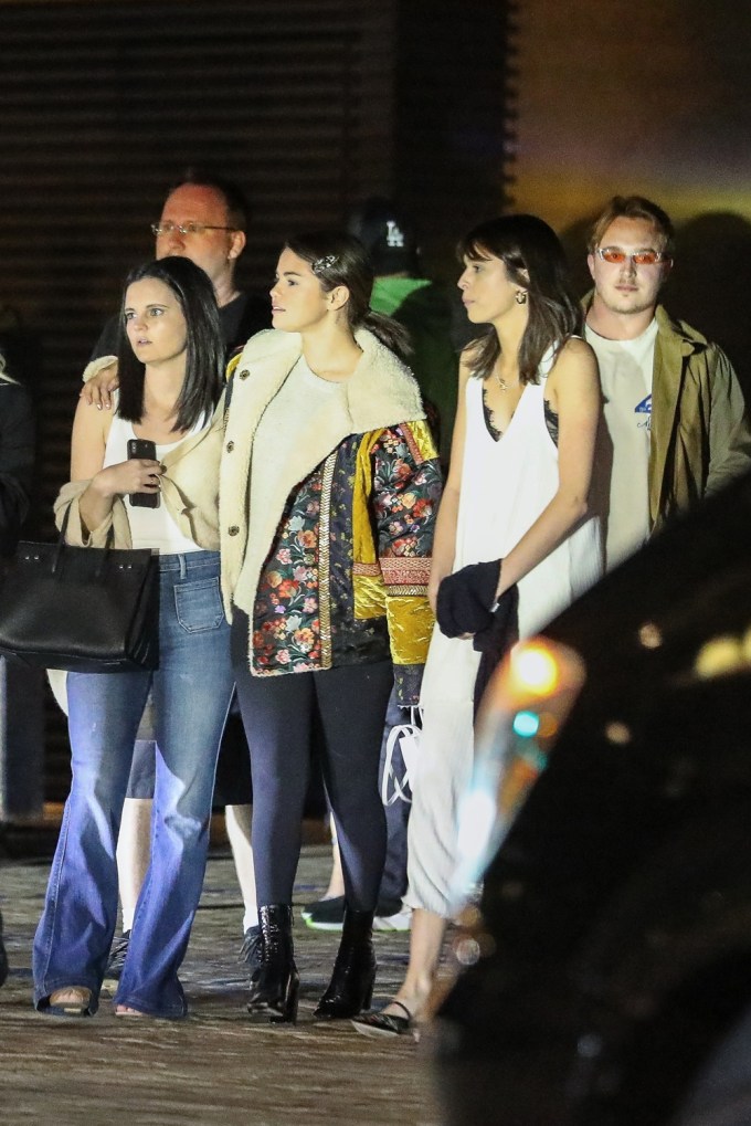 Selena Gomez Has Dinner With Friends