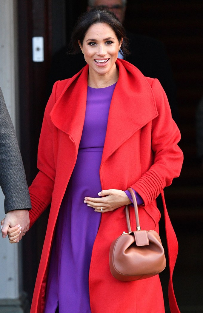 Meghan Markle in red
