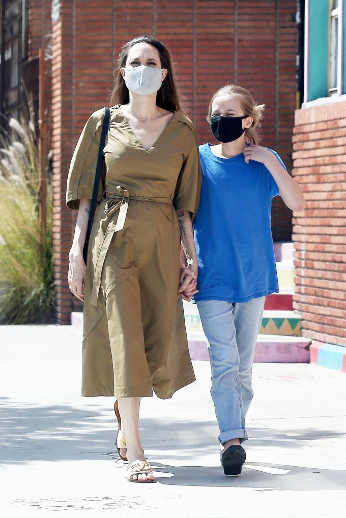 Angelina Jolie goes book shopping with Vivienne