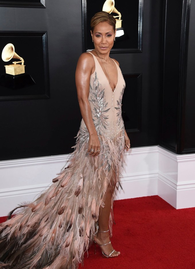 Celebs Showing Off Deep Cleavage at the 2019 Grammy Awards