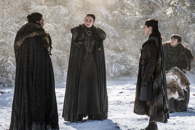 Jon Snow, Sansa, Arya & Bran Stark In ‘The Last Of The Starks’