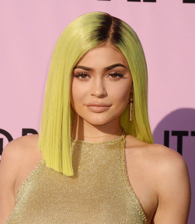 Kylie Jenner’s Neon Yellow Hair