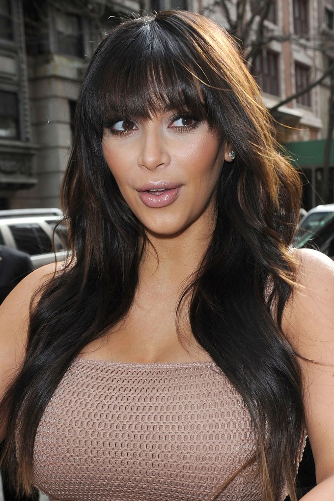 Kim Kardashian’s Bangs