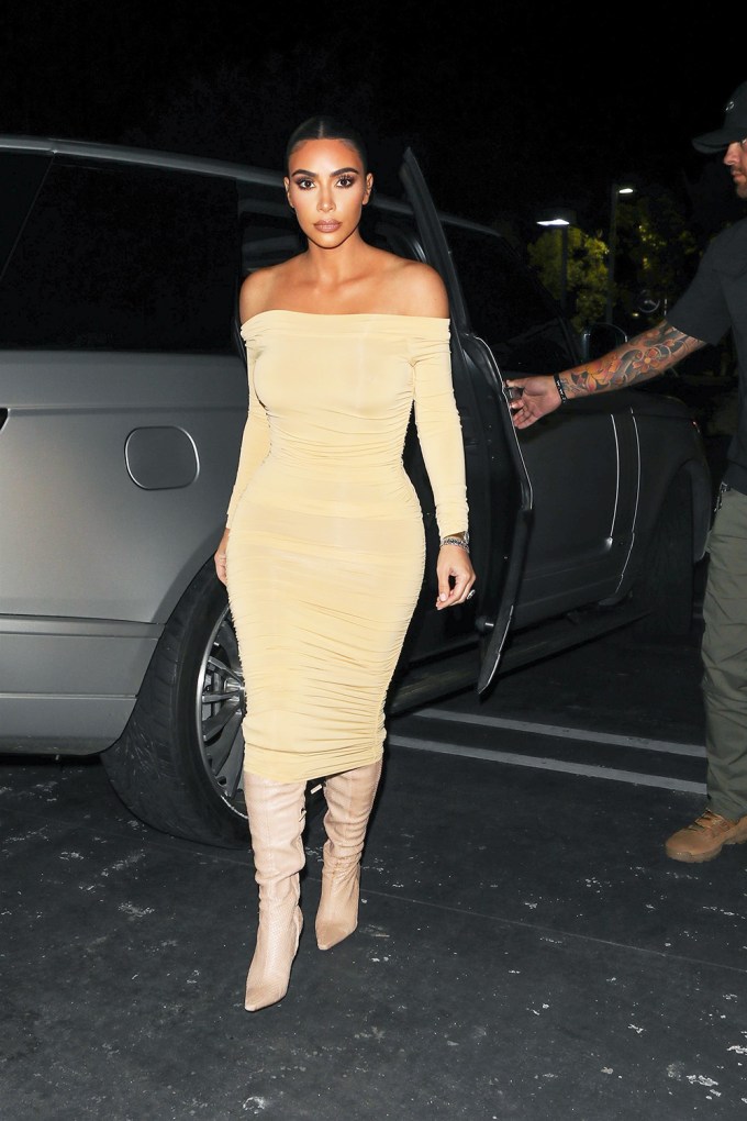 Kim Kardashian walking