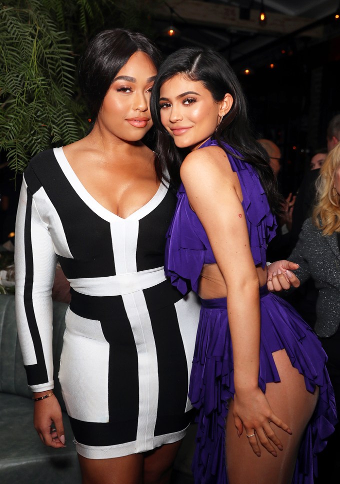 Kylie Jenner & Jordyn Woods at the Marie Claire Image Maker Awards