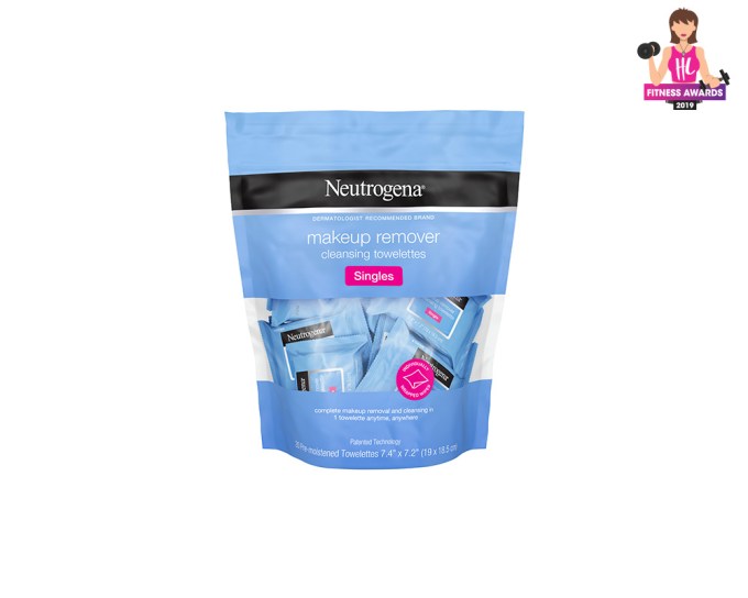 Best Gym Bag Essentials — NEW Neutrogena Makeup Remover Cleansing Towelette Singles, $7.99 for 20
