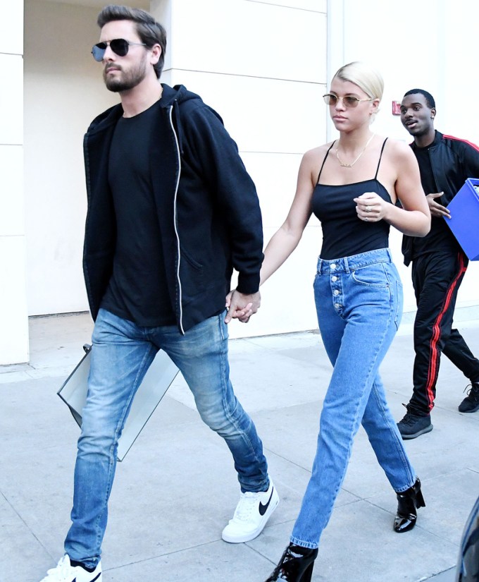 Sofia Richie and Scott Disick at Tom Ford