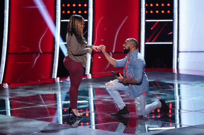 Denton Arnell Proposes On ‘The Voice’